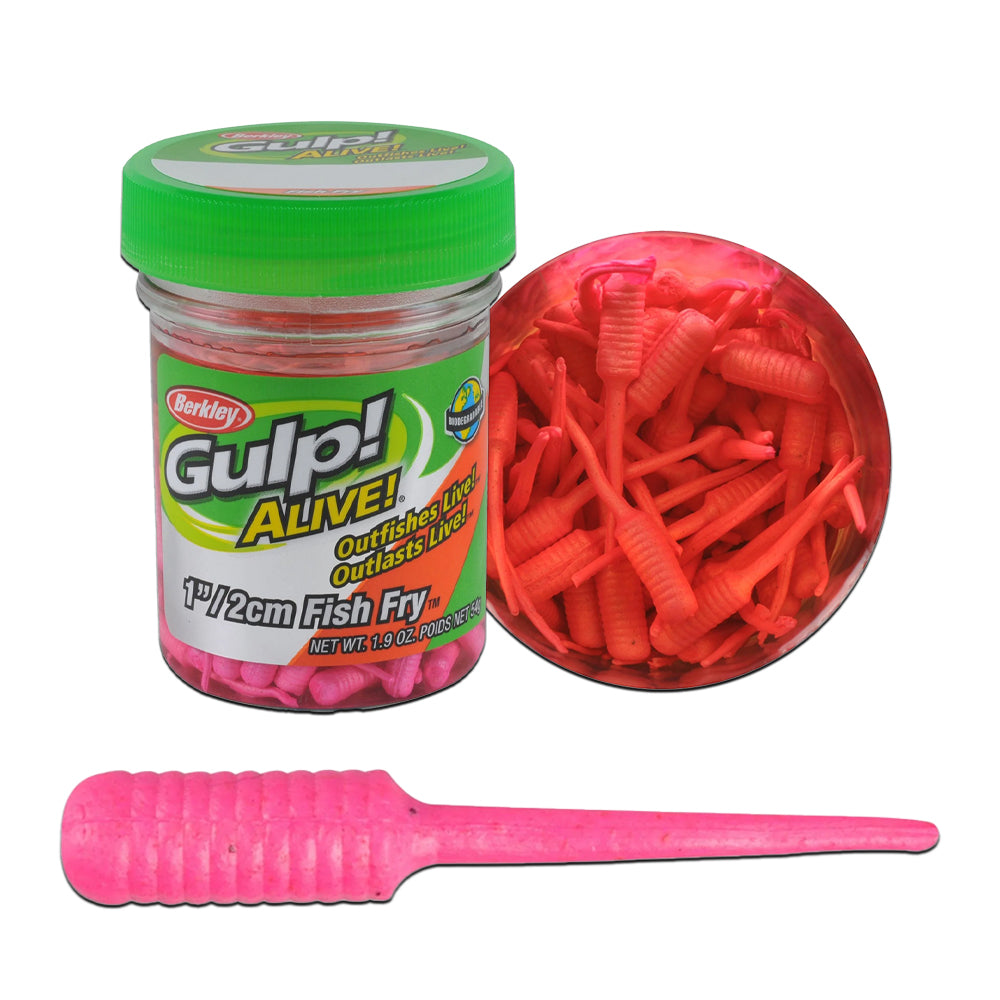 Berkley Gulp Alive Fish Fry - PINK - 2CM