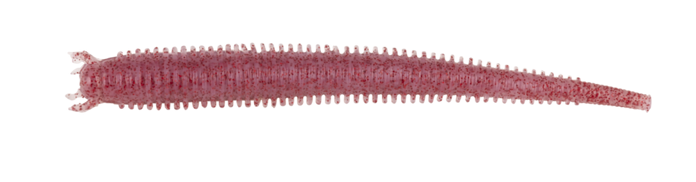Berkley Gulp Saltwater Fat Sandworm Sahte Kurt - CLEAR RED FLECK - 10CM