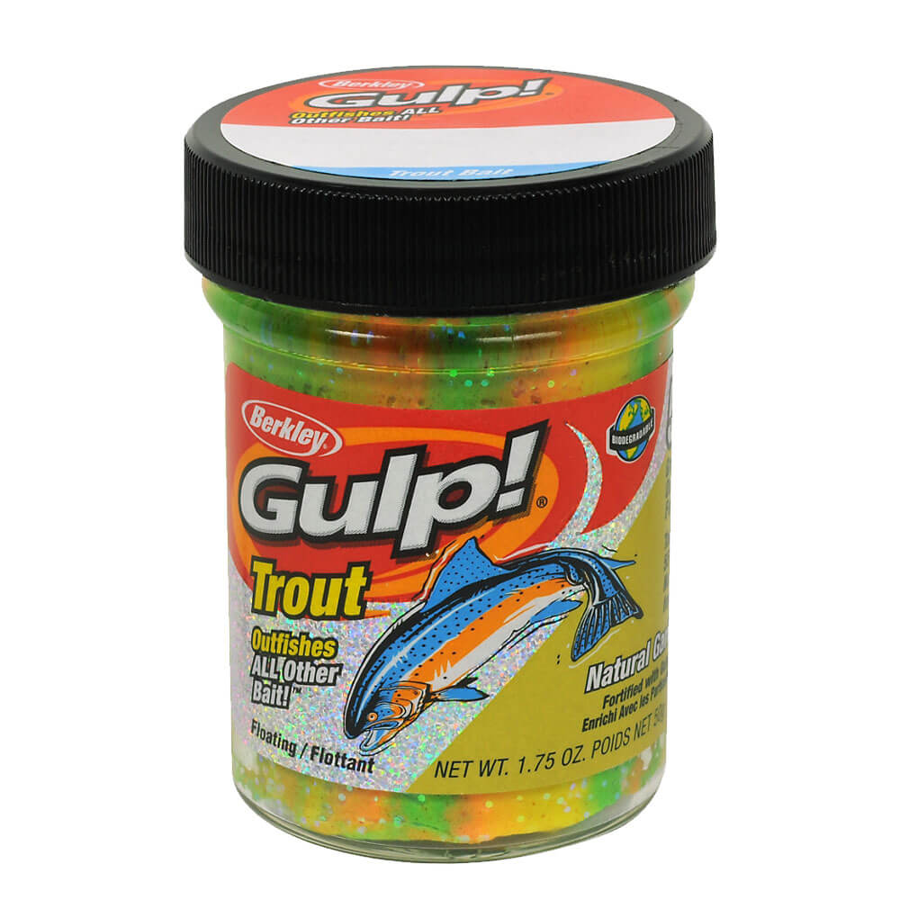 Berkley Gulp Trout Dough Garlic Sahte Yemi - RAINBOW CANDY