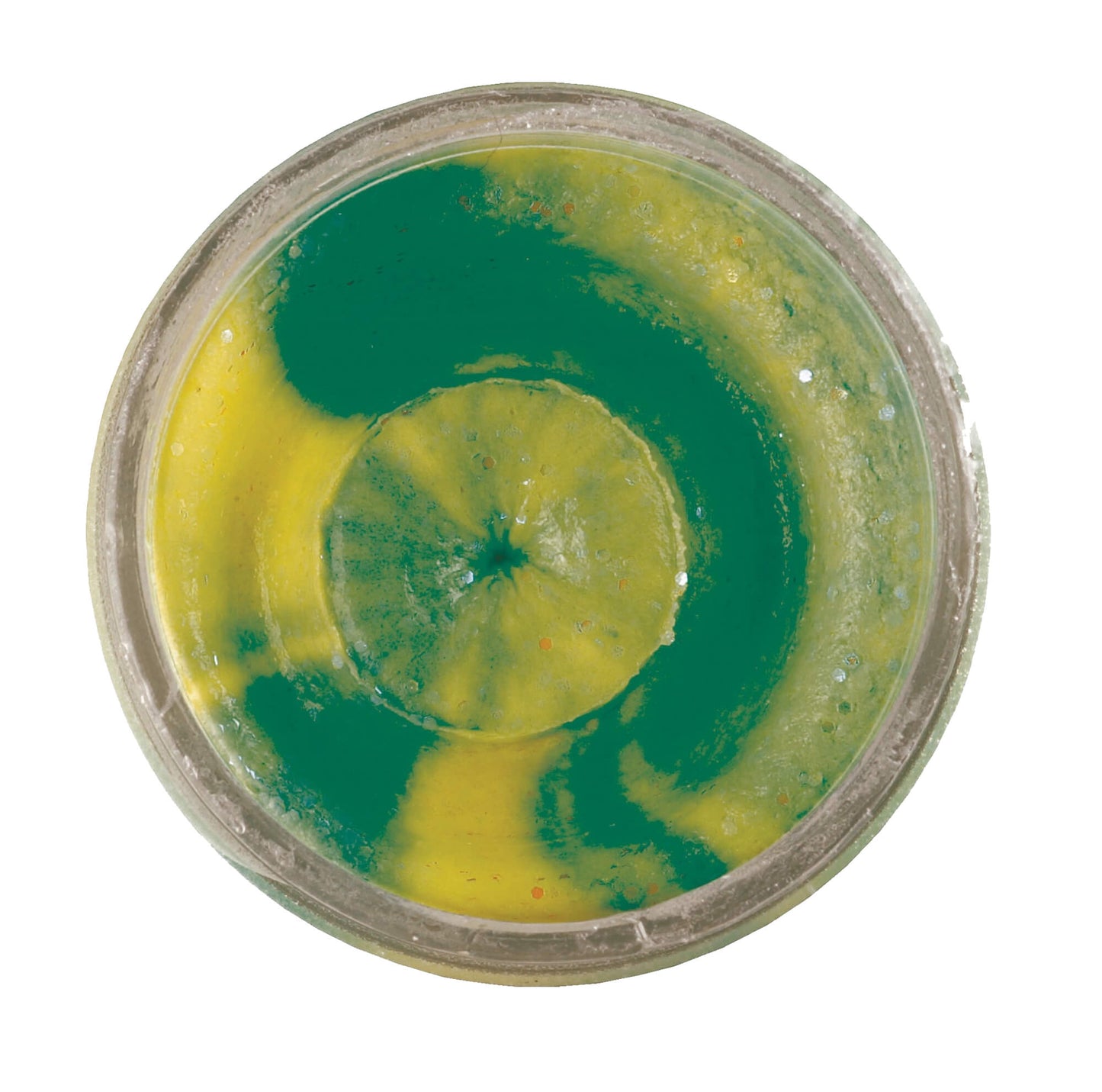 Berkley Powerbait Extra Scent Glitter Sahte Yemi - FLUO GREEN YELLOW - 50 GR