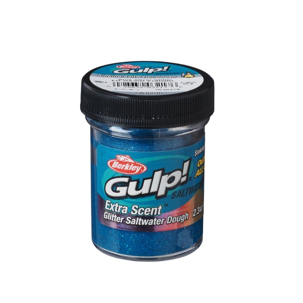 Berkley PowerBait Extra Scent Saltwater Hamur - FISHOIL-BLUE SILVER - 50GR