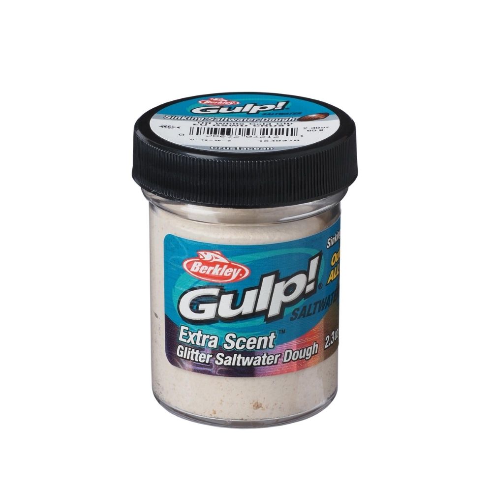 Berkley PowerBait Extra Scent Saltwater Hamur - OFF WHITE-GOLD - 50GR