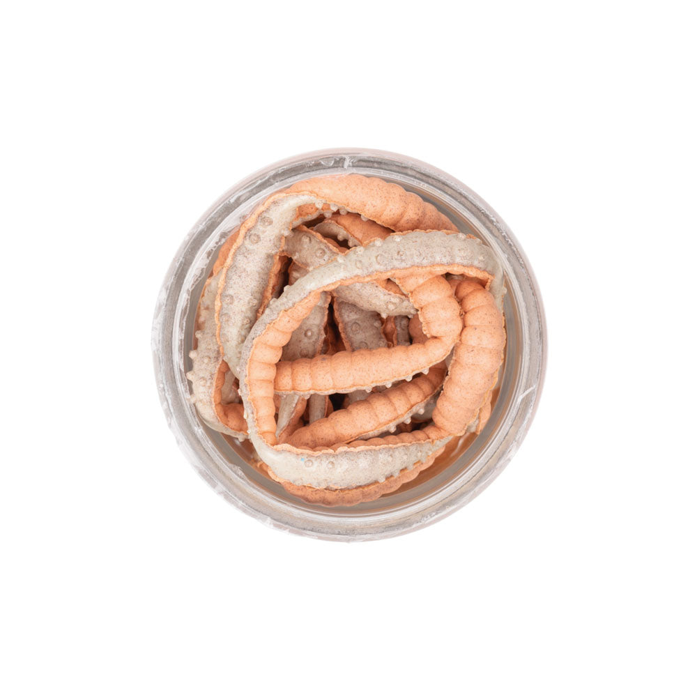 Berkley Powerbait Honey Worms Sahte Kurt - ORANGE PEARL - 2.5CM