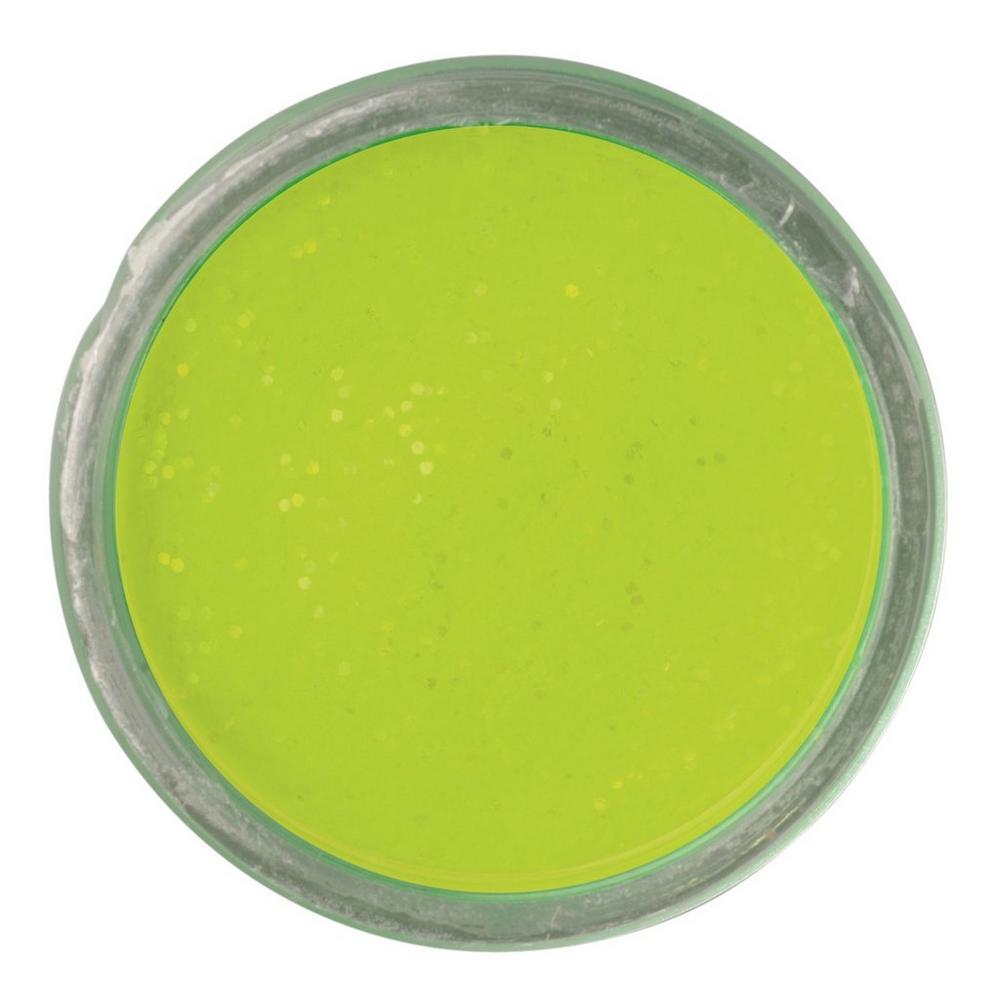 Berkley Powerbait Natural Glitter Trout Bait Crustacea Sahte Yemi - CHARTREUSE - 50 GR