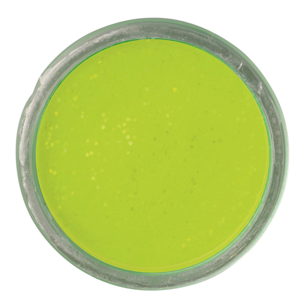 Berkley PowerBait Natural Scent Glitter Hamur Yem - CHARTREUSE - GARLIC - 50G
