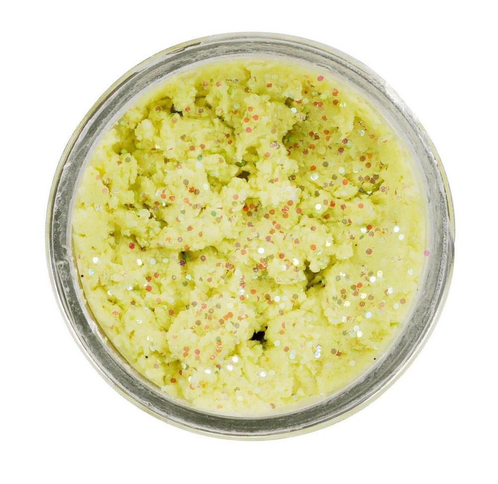 Berkley Powerbait Natural Glitter Trout Bait Garlic Sahte Yemi - GARLIC GLITTER - 50 GR