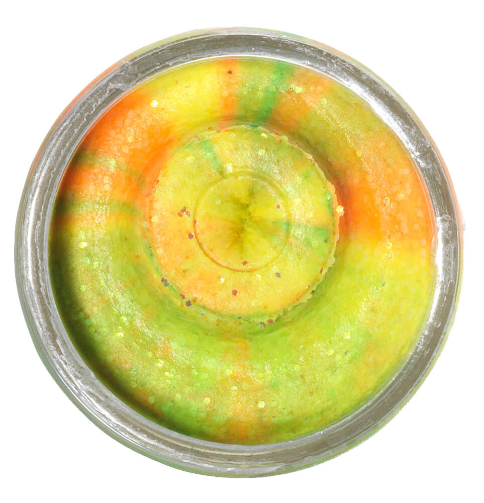 Berkley Powerbait Natural Glitter Trout Bait Garlic Sahte Yemi - RAINBOW - 50 GR