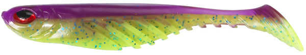 Berkley Powerbait Ripple Shad Sahte Balığı - PURPLE CHARTREUSE - 9CM-25LI
