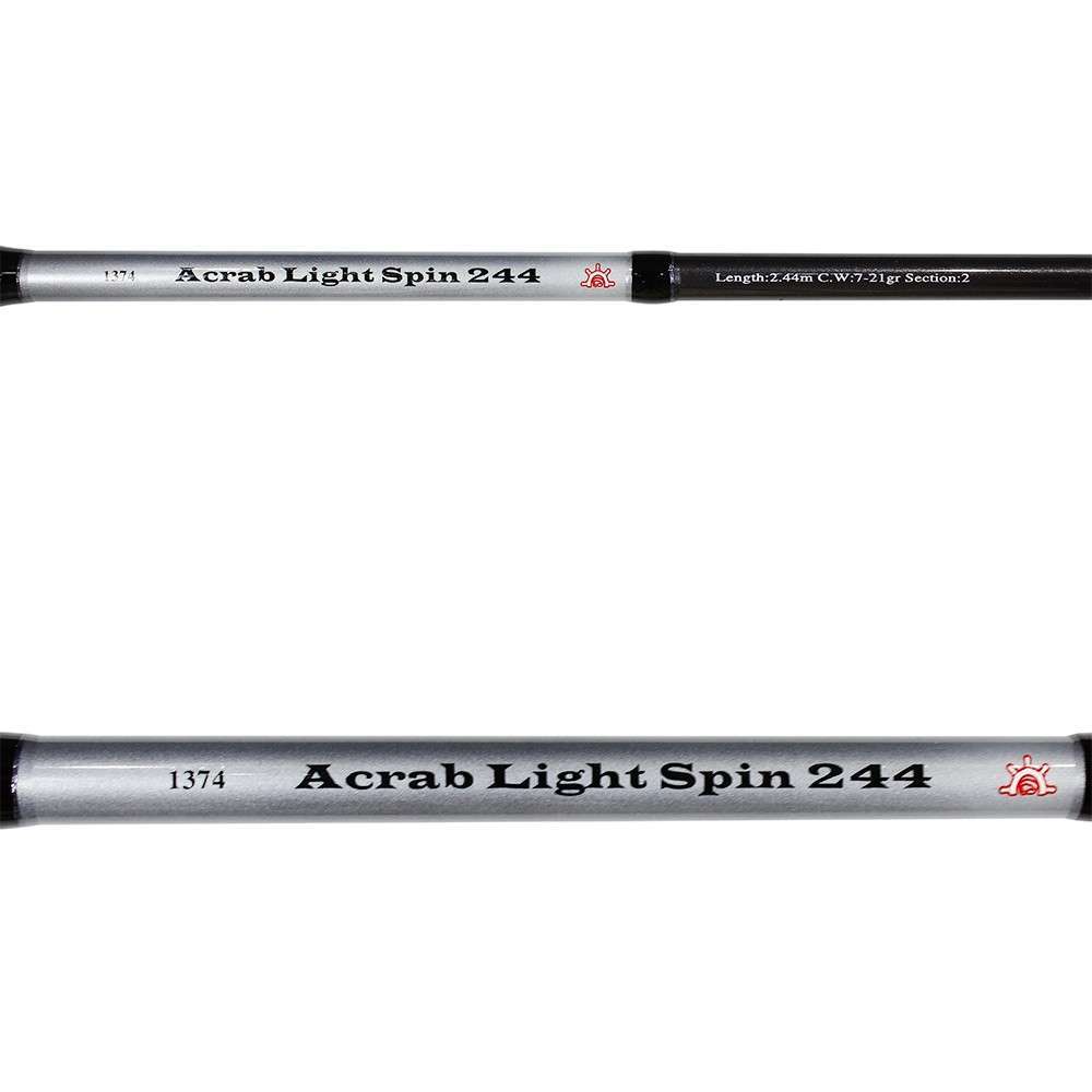 Captain 1374 Acrab Light 2 Parça Spin Kamış 7-21gr Atar