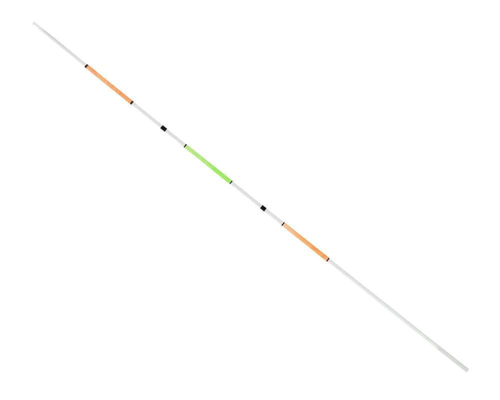 Captain 1500 Camelon Teleskobik Kamış Yedek Parça 300cm - Standart - 2.PARÇA