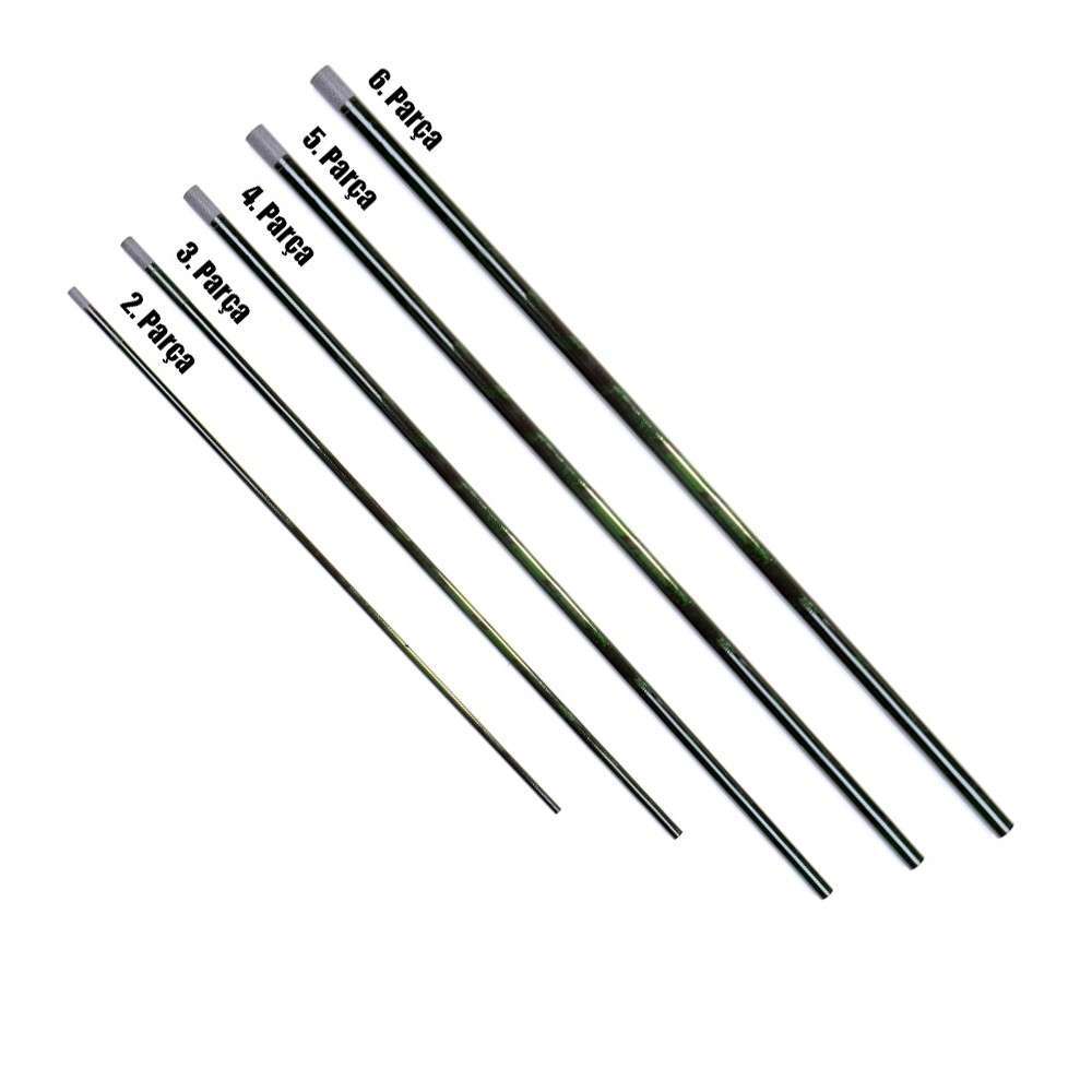 Captain 1500 Camelon Teleskobik Kamış Yedek Parça 400cm - Standart - 2.PARÇA