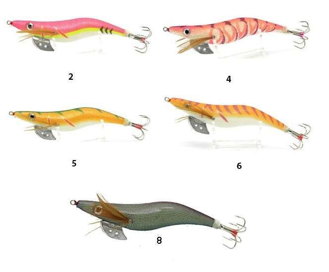Captain 3025 Kalamar Zokası 12cm Different Squid Size 35 - 6