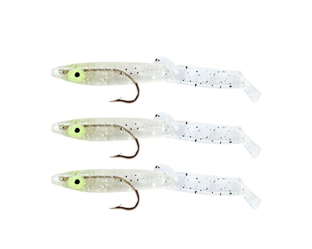 Captain 3525 Eel Fish 75cm Silikon Zargana Suni Yem 3lü Paket - E02 SILVER