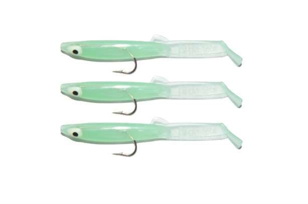 Captain 3525 Eel Fish 75cm Silikon Zargana Suni Yem 3lü Paket - E11 GREEN