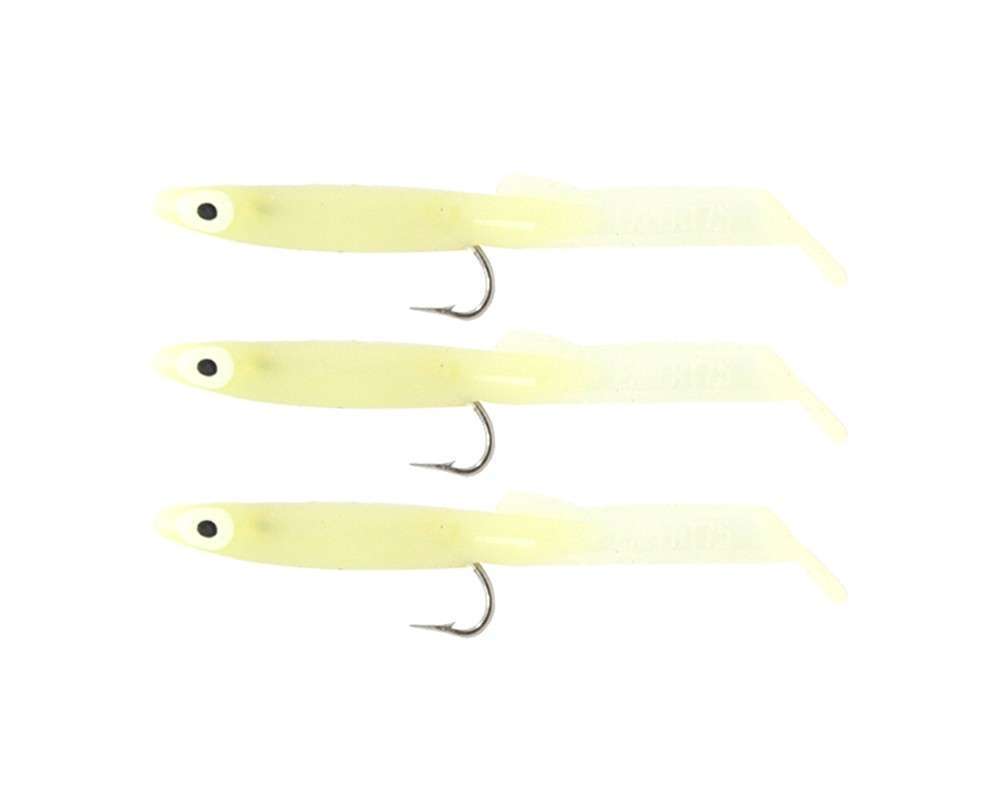 Captain 3525 Eel Fish 75cm Silikon Zargana Suni Yem 3lü Paket - E13 GLOW