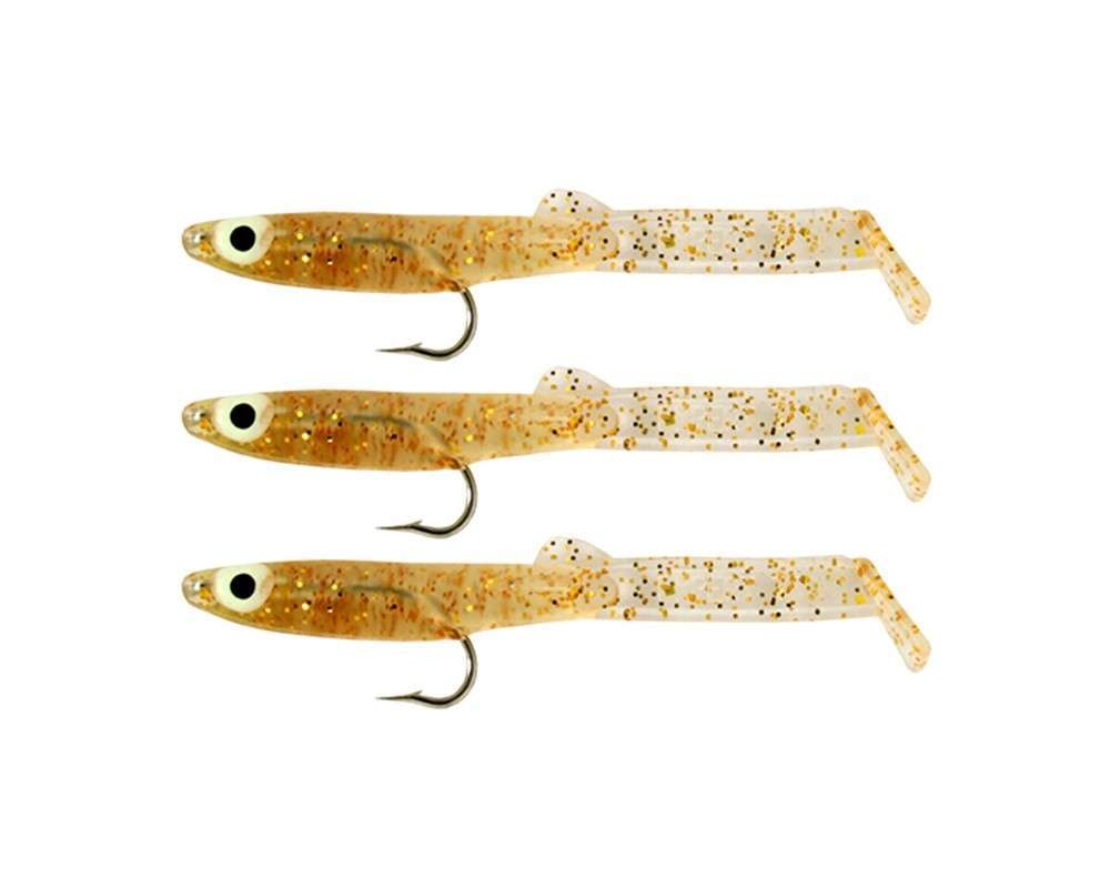 Captain 3525 Eel Fish 75cm Silikon Zargana Suni Yem 3lü Paket - E17 GOLD G