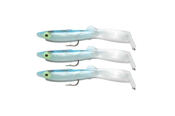 Captain 3525 Eel Fish 75cm Silikon Zargana Suni Yem 3lü Paket - E20 BLACK