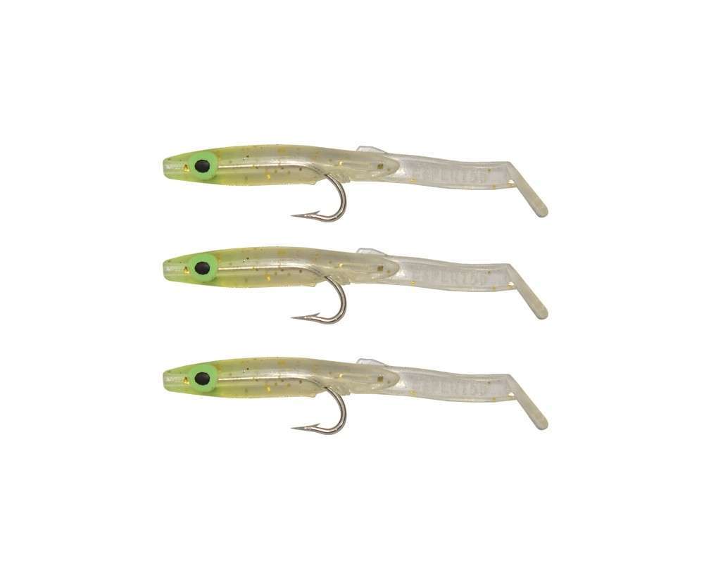 Captain 3526 Eel Fish 5cm Silikon Zargana Suni Yem 3lü Paket - E17 GOLD G