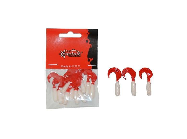 Captain 3565 Amadeus Twist Soft 4cm Levrek Silikonu 10lu Suni Yem - 1