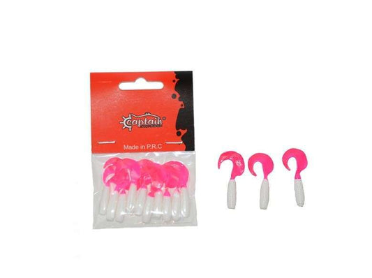 Captain 3565 Amadeus Twist Soft 4cm Levrek Silikonu 10lu Suni Yem