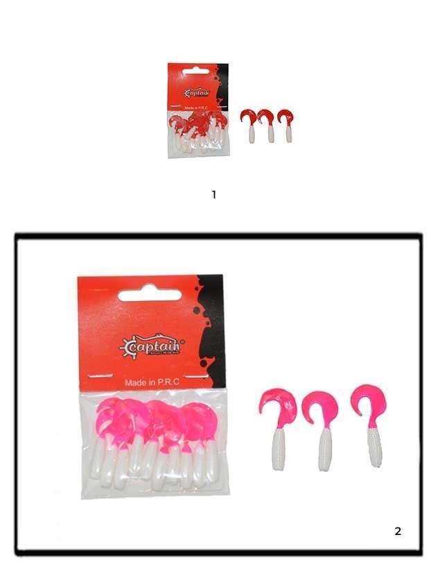 Captain 3565 Amadeus Twist Soft 4cm Levrek Silikonu 10lu Suni Yem - 2