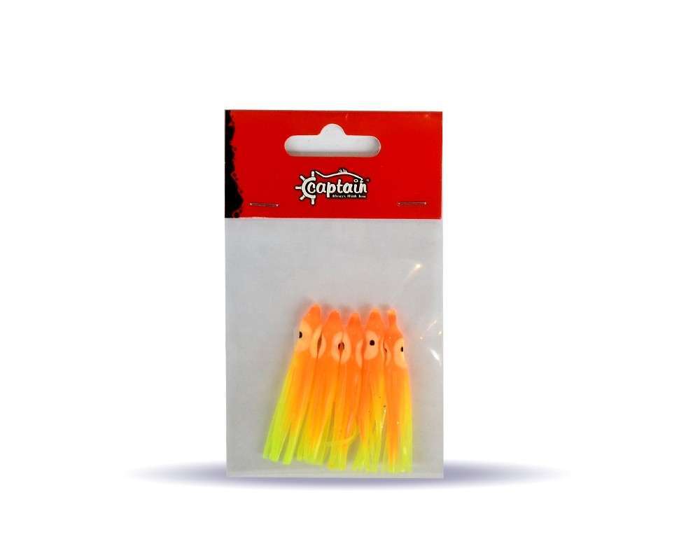 Captain 3593 Octopus Pride 5cm Ahtapot Sübye 5li Paket Suni Yem - 010