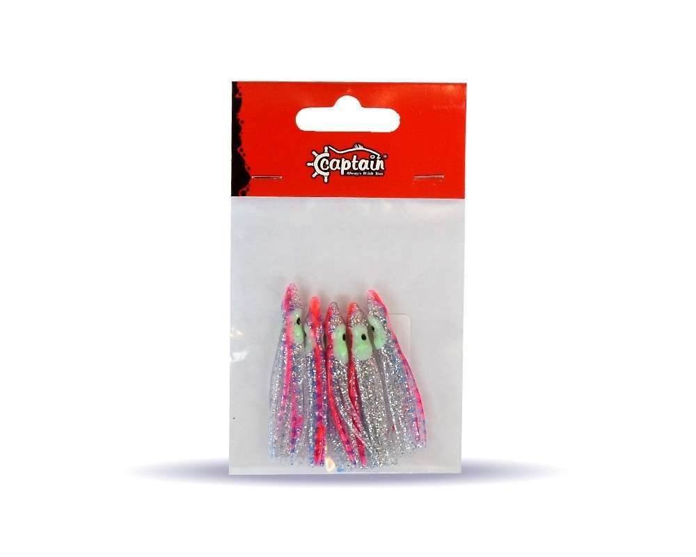 Captain 3593 Octopus Pride 5cm Ahtapot Sübye 5li Paket Suni Yem - 052