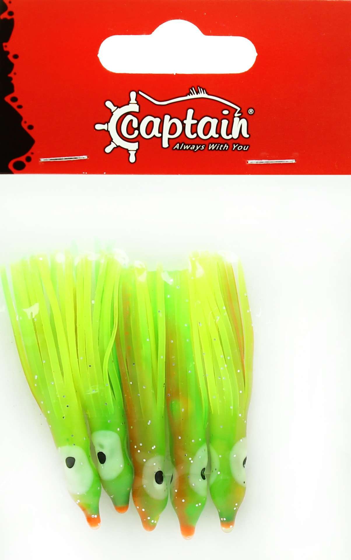 Captain 3593 Octopus Pride 5cm Ahtapot Sübye 5li Paket Suni Yem - 085