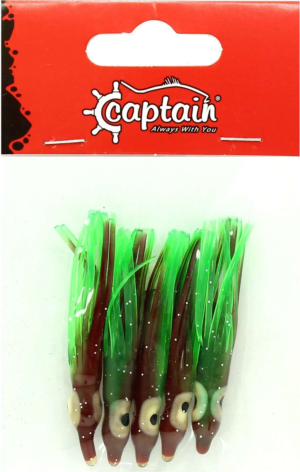 Captain 3593 Octopus Pride 5cm Ahtapot Sübye 5li Paket Suni Yem - 098