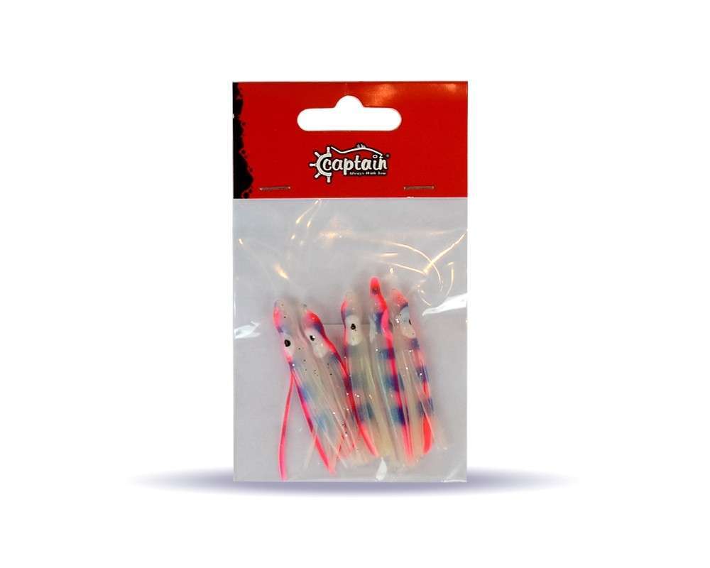 Captain 3593 Octopus Pride 5cm Ahtapot Sübye 5li Paket Suni Yem - 086