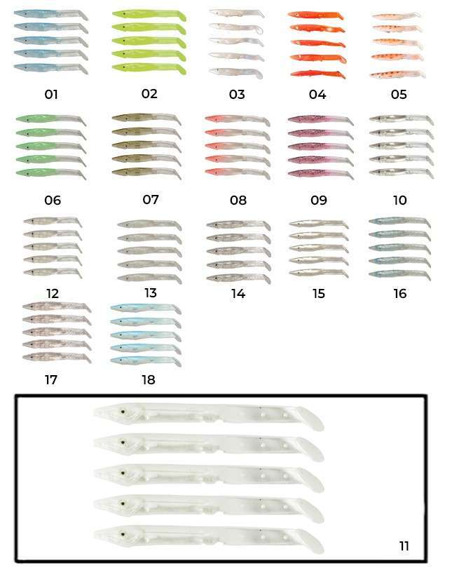 Captain 3597 Elegant 75cm Silikon Zargana 5li Paket Suni Yem - 11