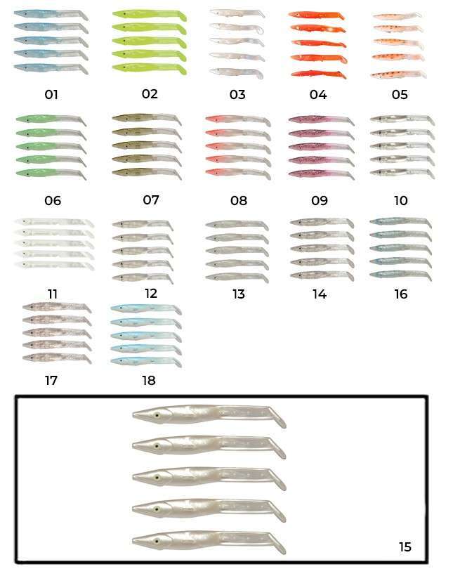 Captain 3597 Elegant 75cm Silikon Zargana 5li Paket Suni Yem - 15