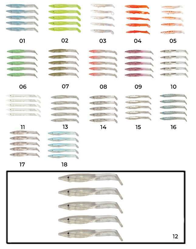 Captain 3597 Elegant 75cm Silikon Zargana 5li Paket Suni Yem - 12