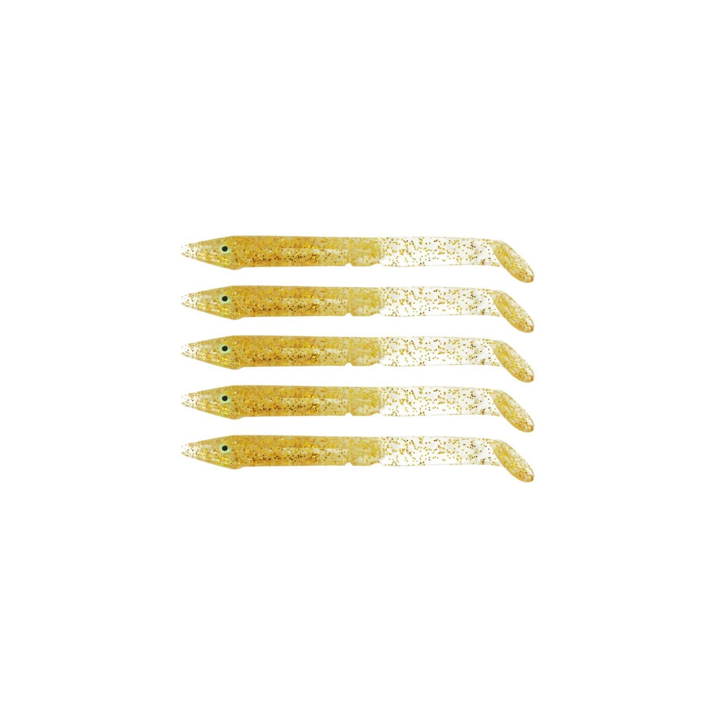 Captain 3598 Elegant 10cm Silikon Zargana 5li Paket Suni Yem - 10