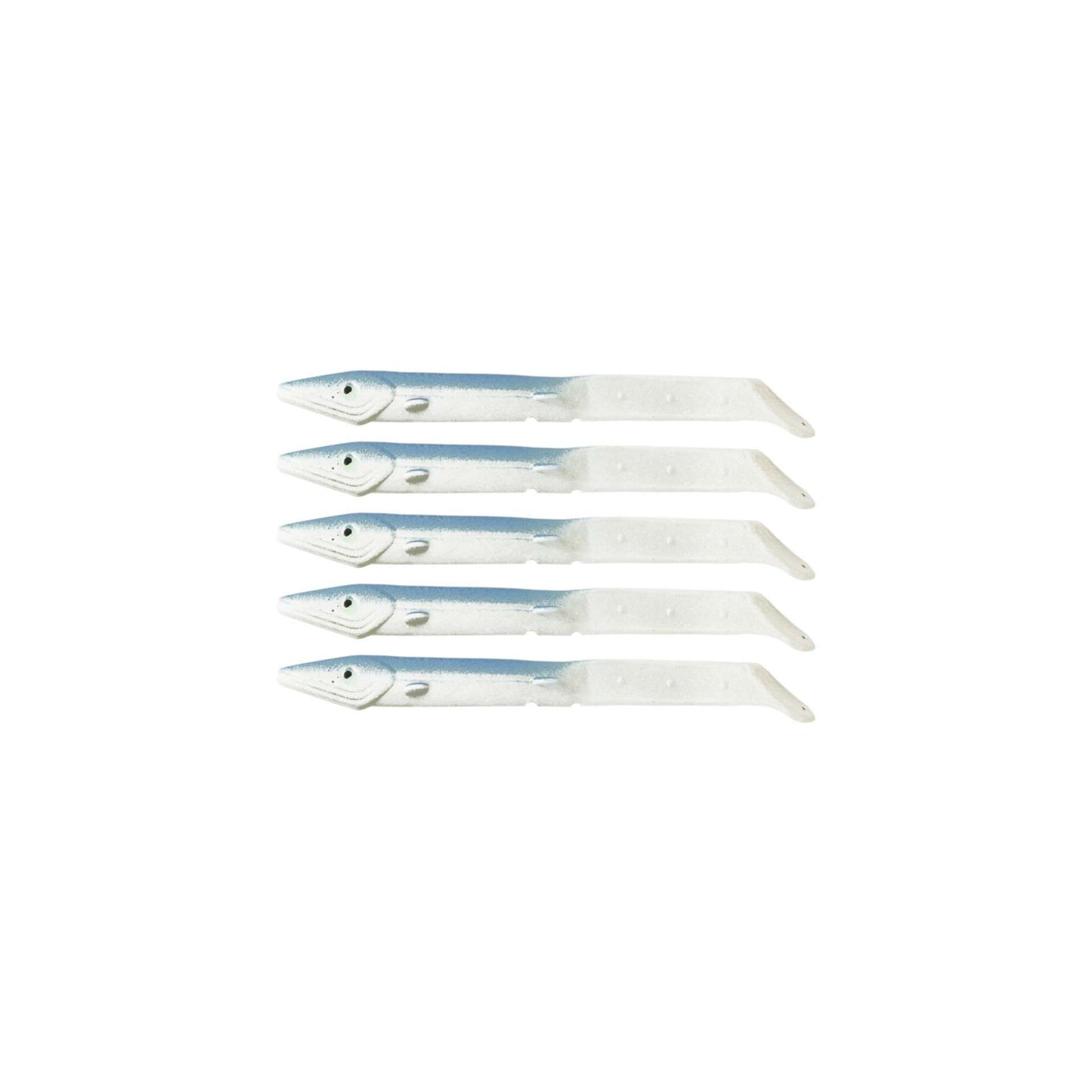 Captain 3598 Elegant 10cm Silikon Zargana 5li Paket Suni Yem