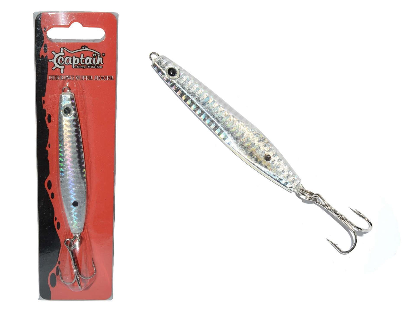 Captain 3622 Herring Süper Jigger 60gr Light Jig Suni Yem - WHITESILVR