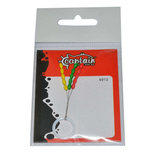 Captain 4912 Stoper 3x5li Paket Renkli Silikon Stopper