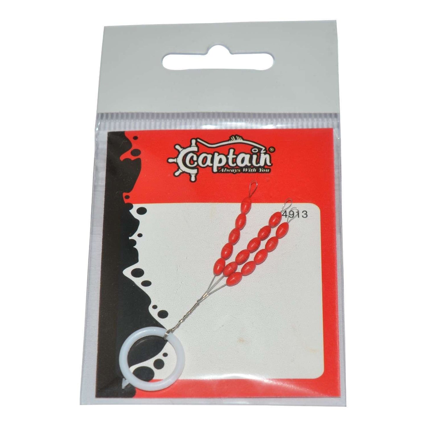 Captain 4913 Stoper 3x5li Paket Kırmızı Silikon Stopper - Standart - L