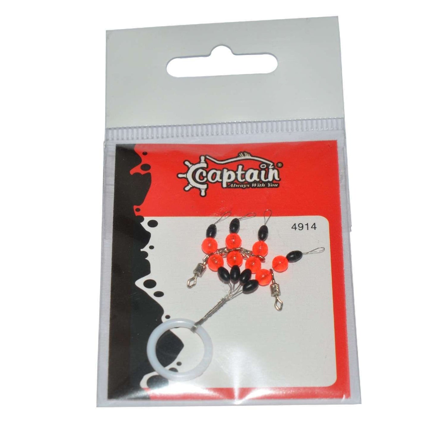 Captain 4914 Stoper 3x5li Paket Boncuklu Fırdöndülü Stopper - Standart - M