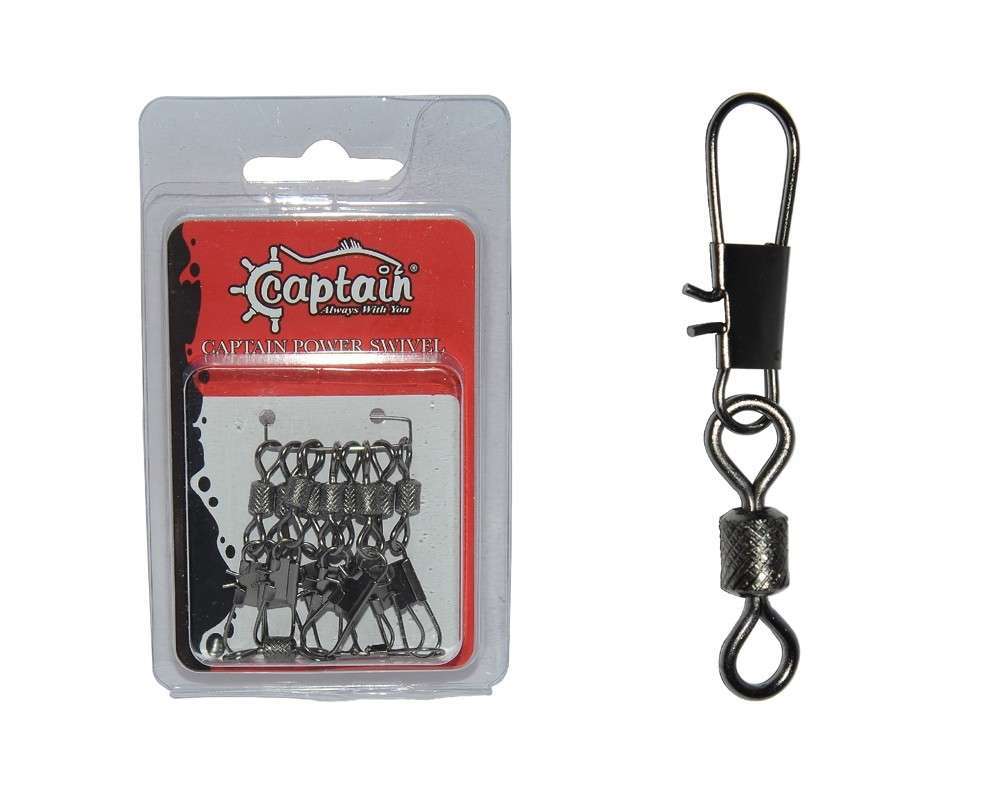 Captain 5023 Kilitli Klips İnox 10lu Paket Black Nikel - Standart - 2