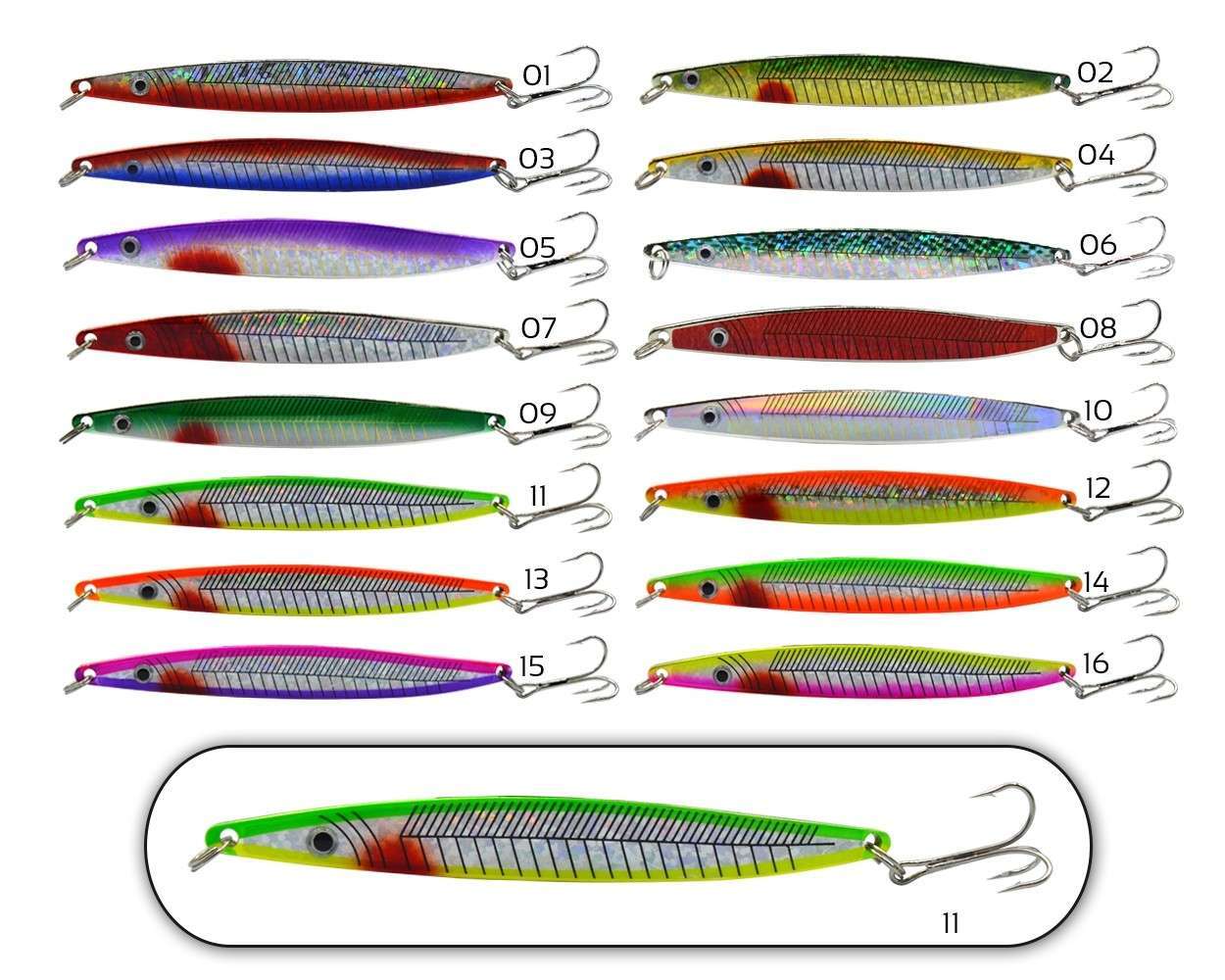 Captain 6115 Lüfer Kaşığı 26gr Hunter 105cm - 11