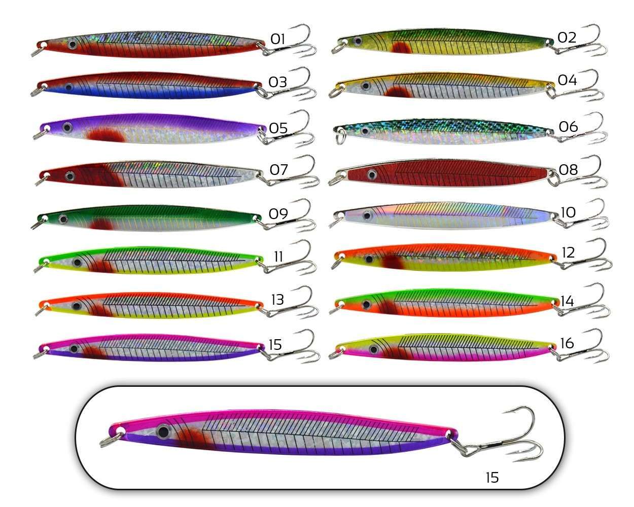 Captain 6115 Lüfer Kaşığı 26gr Hunter 105cm - 15