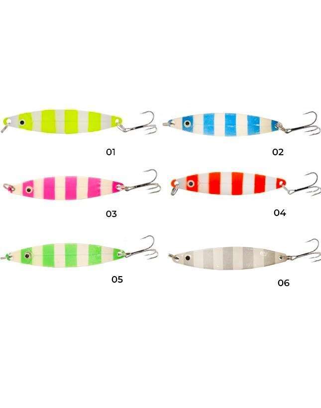 Captain 6150 Lüfer Kaşığı 28gr Zebra Glow 9cm
