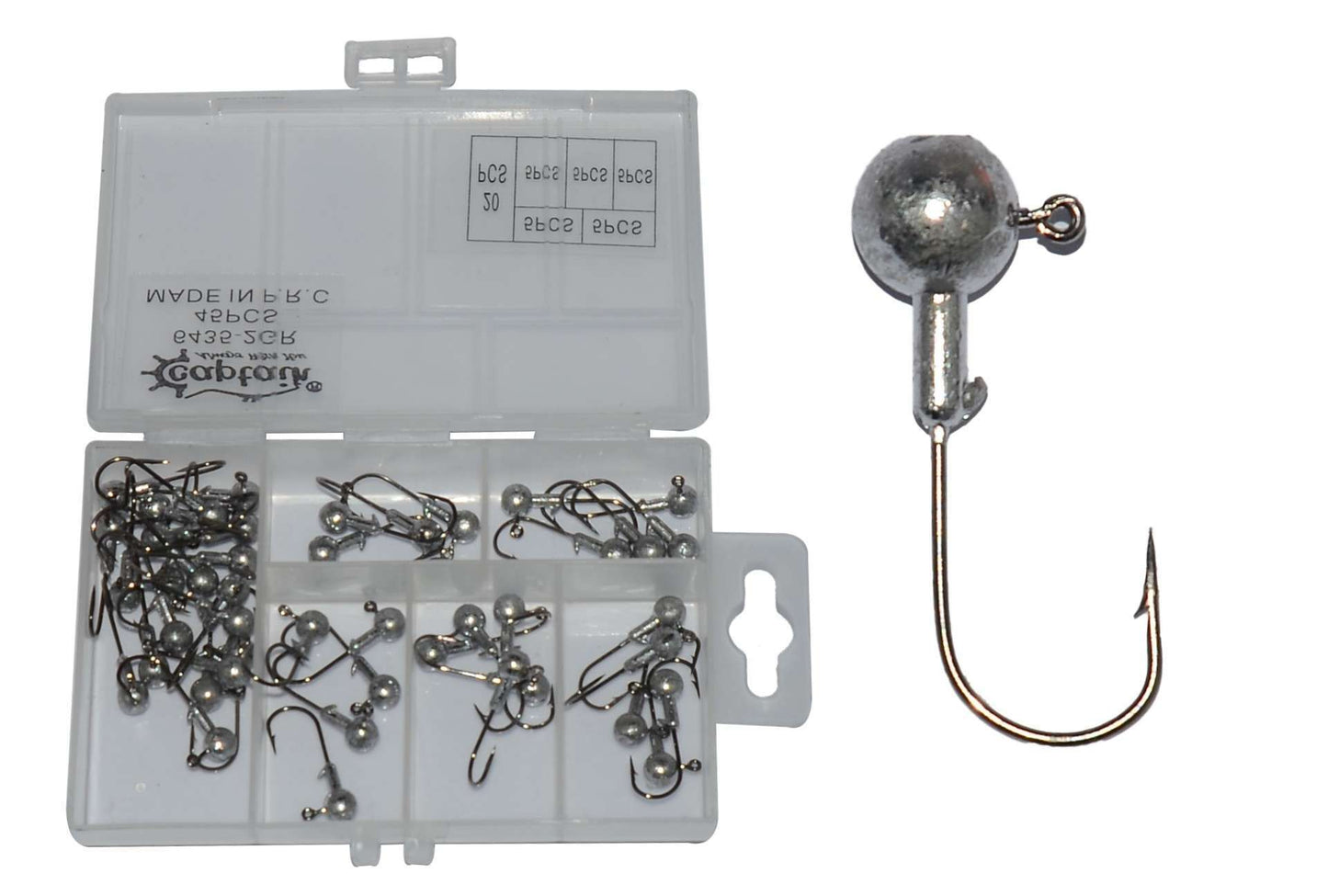 Captain 6435 Compact Eco Kutulu Jig Head Seti - Standart - 2GR-45ADET