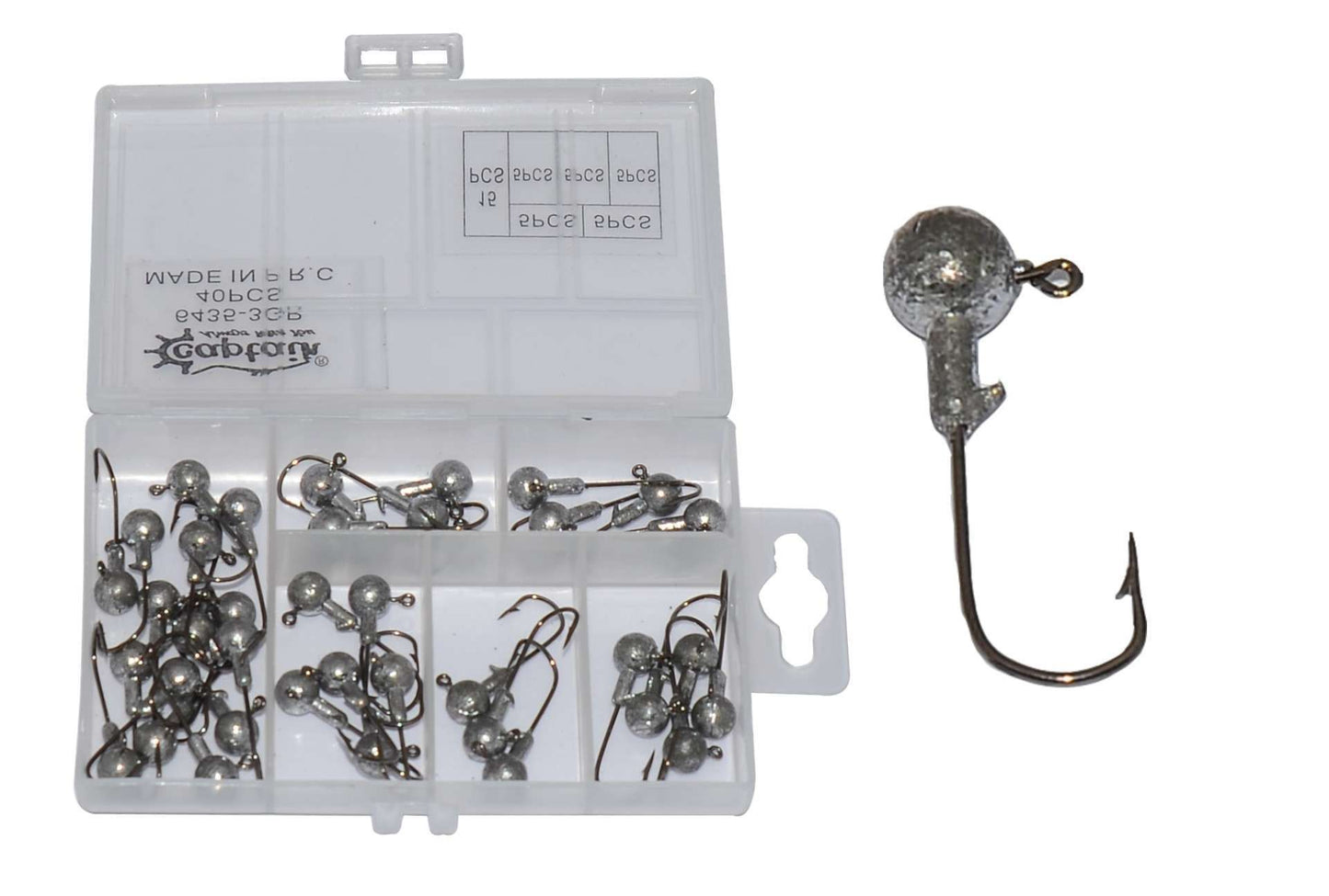 Captain 6435 Compact Eco Kutulu Jig Head Seti - Standart - 5GR-35ADET