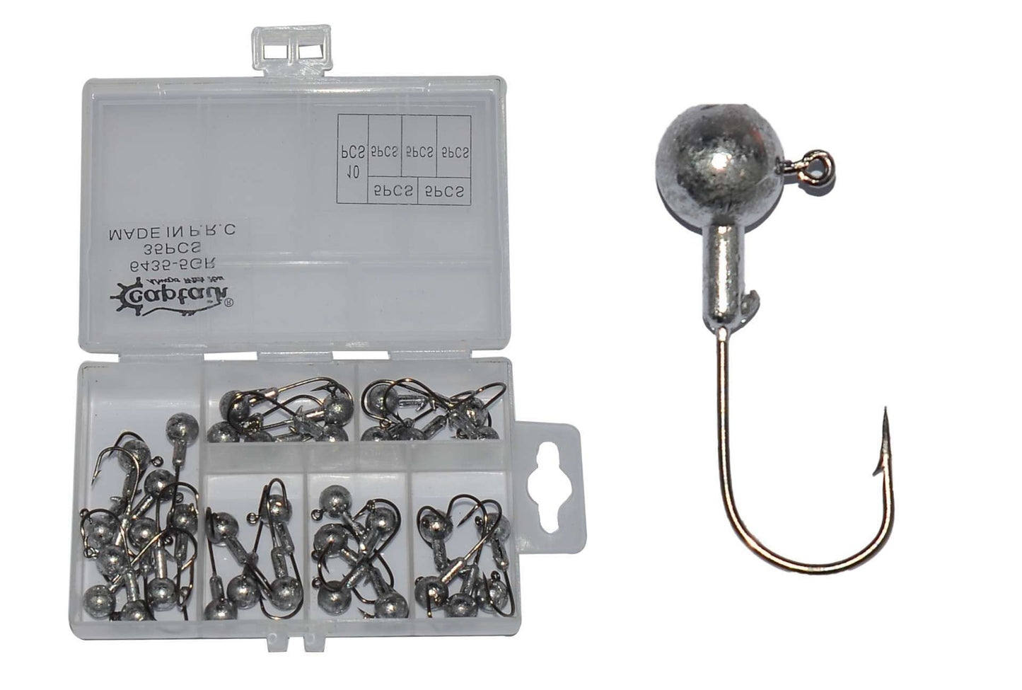 Captain 6435 Compact Eco Kutulu Jig Head Seti - Standart - 2GR-45ADET
