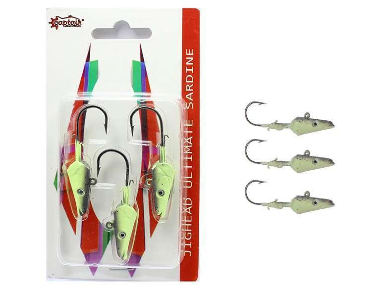 Captain 6457 Jig Head 15gr Ultimate Sardine 3lü Set - 3