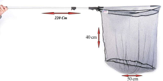 Captain 6735 Kepçe 2 Parça 220cm Teleskopik Kepçe 60x50cm Tor