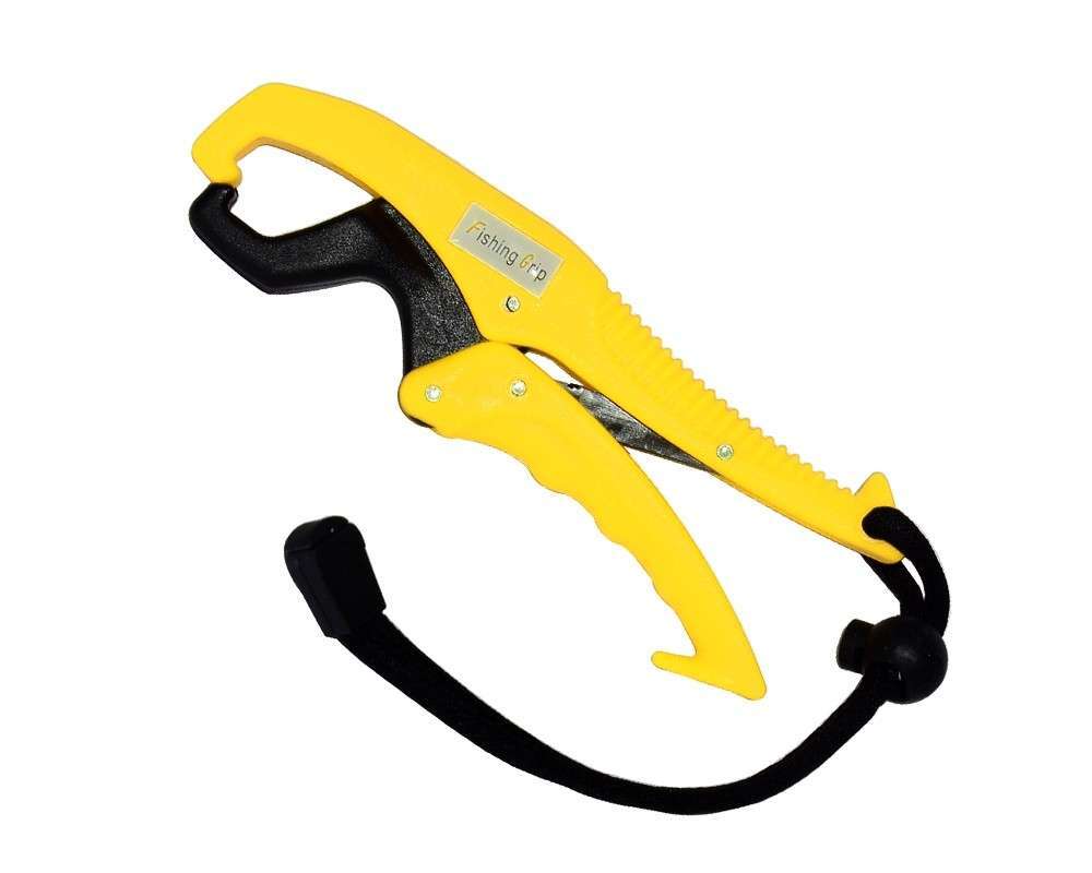 Captain 7504 Grip Plastik Balık Tutucu Askı İpli 15cm - SARı