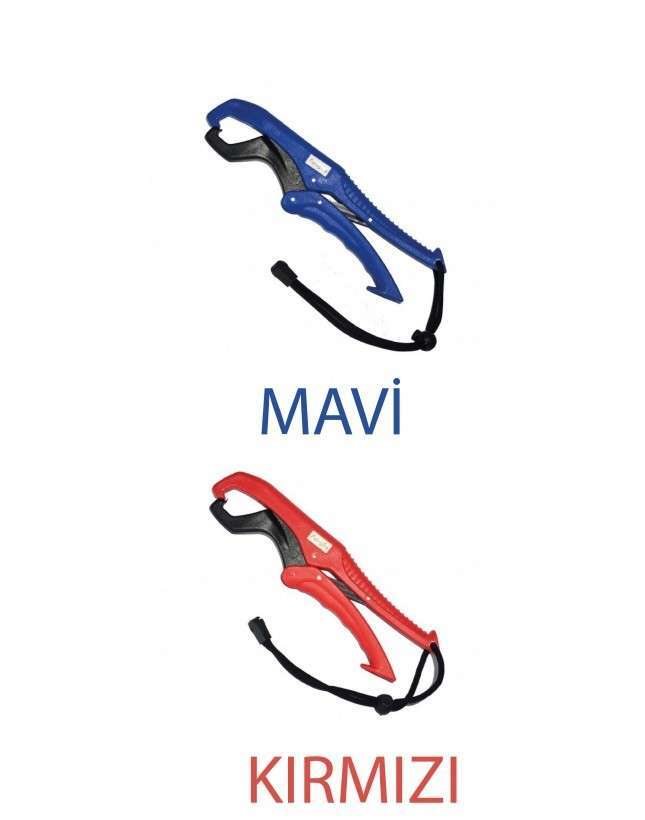 Captain 7505 Grip Plastik Balık Tutucu Askı İpli 25cm - KıRMıZı